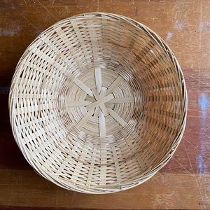 Vintage Wicker Woven Basket